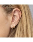 INS minimalistyczny 925 srebro ucho klamra koralik małe koliste kolczyki dla kobiet złoto srebro małe okrągłe kolczyki dziewczyn