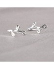 Prawdziwe 925 kolczyki sztyfty ze srebra wysokiej próby dla kobiet dziewczynki srebro-biżuteria brincos oorbellen aros de plata 