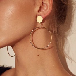 2020 New Fashion Charm złoty srebrny geometryczny kolczyk romantyczny miłosne kolczyki moda damska oorbellen biżuteria akcesoria
