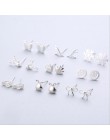 XIYANIKE 925 Sterling Silver Ear Needle proste moda geometria Stud kolczyk osobowość wyrafinowanie kolczyk dla kobiet prezenty 1