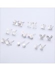 XIYANIKE 925 Sterling Silver Ear Needle proste moda geometria Stud kolczyk osobowość wyrafinowanie kolczyk dla kobiet prezenty 1