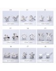 XIYANIKE 925 Sterling Silver Ear Needle proste moda geometria Stud kolczyk osobowość wyrafinowanie kolczyk dla kobiet prezenty 1