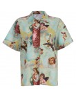 Vintage T Shirt damski Top damski Harajuku anioł koszulka z nadrukiem Femme Streetwear Roupas Femininas Bluse letnia odzież