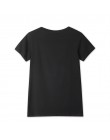 Luźne duże rozmiary 3XL czystej bawełny gorące wiercenia czarne t-shirty damskie z krótkim rękawem lato koreańska wersja Tees to