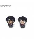 P3332 Dongmanli Magical school Steel Pierce Ear Stud kids śliczne kolczyki dla kobiet kolczyki emaliowane Party biżuteria prezen