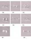 925 Sterling Silver łączenie Cute Animal stadniny kolczyki dla kobiet Casual Style Girl kolczyki osobowość sterling-srebrny-biżu