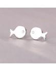 925 Sterling Silver łączenie Cute Animal stadniny kolczyki dla kobiet Casual Style Girl kolczyki osobowość sterling-srebrny-biżu