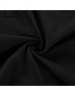 Simenual wyciąć dziurę muszka t-shirty dla kobiet 2018 moda streetwear bawełna jesienna koszula szczupła seksowna seksowna czarn