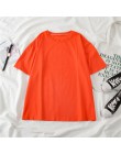 GCAROL 2020 wiosna lato kobiety cukierki T-shirt Oversize w stylu Boyfriend topy idealne zwykłe koszulki topy bez podszewki