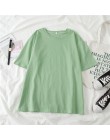 GCAROL 2020 wiosna lato kobiety cukierki T-shirt Oversize w stylu Boyfriend topy idealne zwykłe koszulki topy bez podszewki