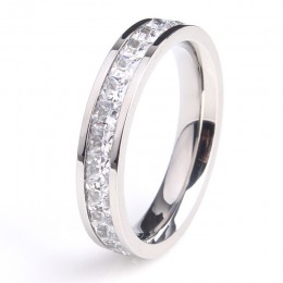 KNOCK Girls geometryczny pierścionek wypełniony i pierścionek z różowego złota obietnica obrączki ślubne dla kobiet najlepsze pr