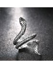 Kinel moda złote pierścienie węża dla kobiet metale ciężkie pierścień Punk Rock Vintage biżuteria dla zwierząt hurtowych Drop Sh