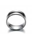 ZORCVENS 316L wysokiej jakości mężczyźni epoksydowa tytanu ze stali nierdzewnej pierścień kochanka pierścionki dla par dla kobie