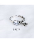 ANENJERY Vintage 925 srebro pierścionki dla kobiet mężczyzn rozmiar 16mm-18mm regulowane ręcznie Thai srebrne pierścionki S-R460