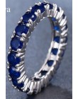 Emmaya biały niebieski zielony czerwona cyrkonia Fashion Design pierścień okrągły srebrny kolor AAA cyrkon pierścienie dla kobie