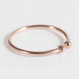 24K złoty kolor miedzi pierścień z motylem dla kobiet rozmiar regulowany moda pierścień