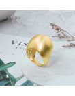 Mytys nowy duży masywny pierścionek biżuteria kształt kuli żółty pierścionek dla kobiet R869