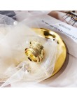 HUANZHI wielowarstwowe osobowości złoty kolor srebrny metalowe otwarte pierścienie minimalistyczny design pierścienie dla kobiet