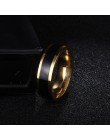 CACANA stalowe pierścienie ze stali nierdzewnej dla kobiet polerowanie fajne czarne biżuteria sztuczna hurtownia nr R82