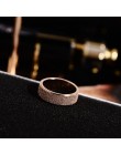 YUN RUO różowe złoto kolor matowy palec serdeczny dla kobiety mężczyzna biżuteria ślubna stal nierdzewna 316L najwyższej jakości