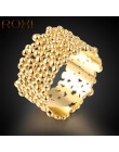 ROXI Top Bagues Femme złote kolorowe pierścienie dla kobiet prezent nowa biżuteria kobiety dziewczyny obrączki prezent ciało Bij