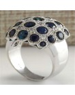 YWOSPX najwyższej jakości luksusowa cyrkonia Anel duże pierścienie dla kobiet biżuteria ślubna Anillos Bijoux zaręczyny kreatywn