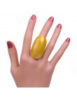 GuanLong nowych moda/palec/żywica/duże pierścienie dla kobiet akrylowe/Punk/czarny pierścień niepowtarzalny styl projektowania p