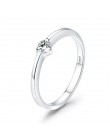 WOSTU gorąca sprzedaż 100% prawdziwe 925 srebro pierścionki dla kobiet kot Rainbow pierścionek na szczęście luksusowe S925 biżut