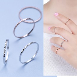 BALMORA 1 sztuka Midi Finger Knuckle pierścień 100% prawdziwe 925 srebro biżuteria pierścionki dla kobiet Lady dziewczyny Party 