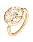 Złote boho kolor młotkiem podróży Wanderlust kompas pierścień Vintage Best Friends pierścienie dla kobiet prezent z okazji ukońc
