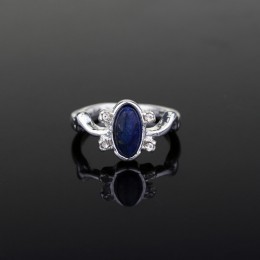 1 pc pamiętniki wampirów pierścienie elena gilbert pierścienie Daylight Vintage kryształowy pierścień z niebieski lazuryt moda f