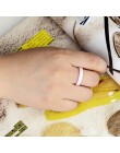 Nowy 4mm jasnoróżowy czarny biały piękna ręka Cut pierścień ceramiczny na bluzka kobieca wysokiej jakości biżuteria bez zadrapań