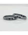 Moda stopień AAA jakość 4 mm szerokość szlifowane pierścienie hematytu (1 sztuka) HR1001