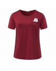 2018 lato w stylu europejskim kobiety T koszula z kieszenią kot koszulka na co dzień z krótkim rękawem topy kobiety plus size ko