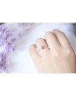 ZHOUYANG pierścień dla kobiet koreański styl kwadratowa fioletowa sześcienna cyrkonia światło żółte złoto kolor modna biżuteria 