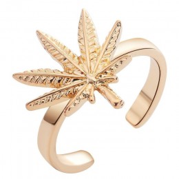 Todorova prezent na Boże Narodzenie Knuckle pierścionki kobiety inspirowane naturą delikatna biżuteria liść klonu otwarcie regul