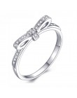 OCTBYNA oferta specjalna kolor srebrny Pan palec serdeczny wieżowych strona oryginalny pierścionek dla kobiet zaręczyny biżuteri
