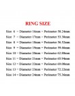 ELSEMODE 1 pierścień + 7PC CZ kamień wymienne z cyframi rzymskimi zaręczynowe obrączki 316 L ze stali nierdzewnej dla kobiet dzi