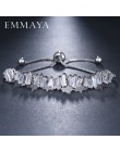 EMMAYA moda kobiety Rhinestone cyrkonia bransoletka moda regulowane bransoletki biżuteria ładna bransoletka prezent