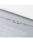 WLP Trendy 925 kolor srebrny nowy 8 kształt geometryczne regulowane bransoletki nieskończoności bransoletki ślubne dla kobiet mo