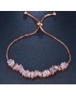 EMMAYA moda kobiety Rhinestone cyrkonia bransoletka moda regulowane bransoletki biżuteria ładna bransoletka prezent
