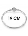 Autentyczne 100% 925 Sterling Silver podstawowe wąż łańcuch bransoletka i Bangles biżuteria WEUS902