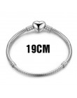 Autentyczne 100% 925 Sterling Silver podstawowe wąż łańcuch bransoletka i Bangles biżuteria WEUS902