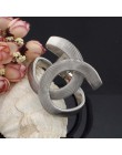UKEN Fashion Designer biżuteria Elegent Alloy szeroka wiosna bransoletka mankietowa bransoletki oświadczenie biżuteria moda bran