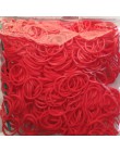 600 elastyczne różne kolory gumowe bransoletki z gumek bransoletka dziecięca domowej roboty bransoletka DIY dla Loom bransoletka