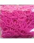 600 elastyczne różne kolory gumowe bransoletki z gumek bransoletka dziecięca domowej roboty bransoletka DIY dla Loom bransoletka
