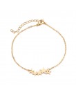 DOTIFI bransoleta ze stali nierdzewnej dla kobiet złoty i srebrny kolor delikatny pięciokątny Pulseira Feminina Lover's biżuteri