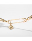 17KM nowy projekt złoty spinacz monety papierowe bransoletki dla kobiet BOHO 2019 bransoletki bransoletki Femme biżuteria akceso