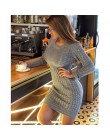 RUGOD 2019 nowy wąski sweter sukienka moda seksowna tunika dzianiny kobiety sukienka Auturm winter warm sukienki ołówkowe vestid
