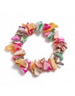 Yobest 6 sztuk/zestaw czeski pomponem koraliki Charm bransoletki zestaw dla kobiet dziewczyn moda ananas serce geometryczne bran